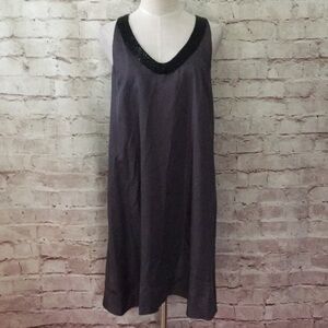 Graham & Spencer Silk Bead Sleeveless Shift Dress